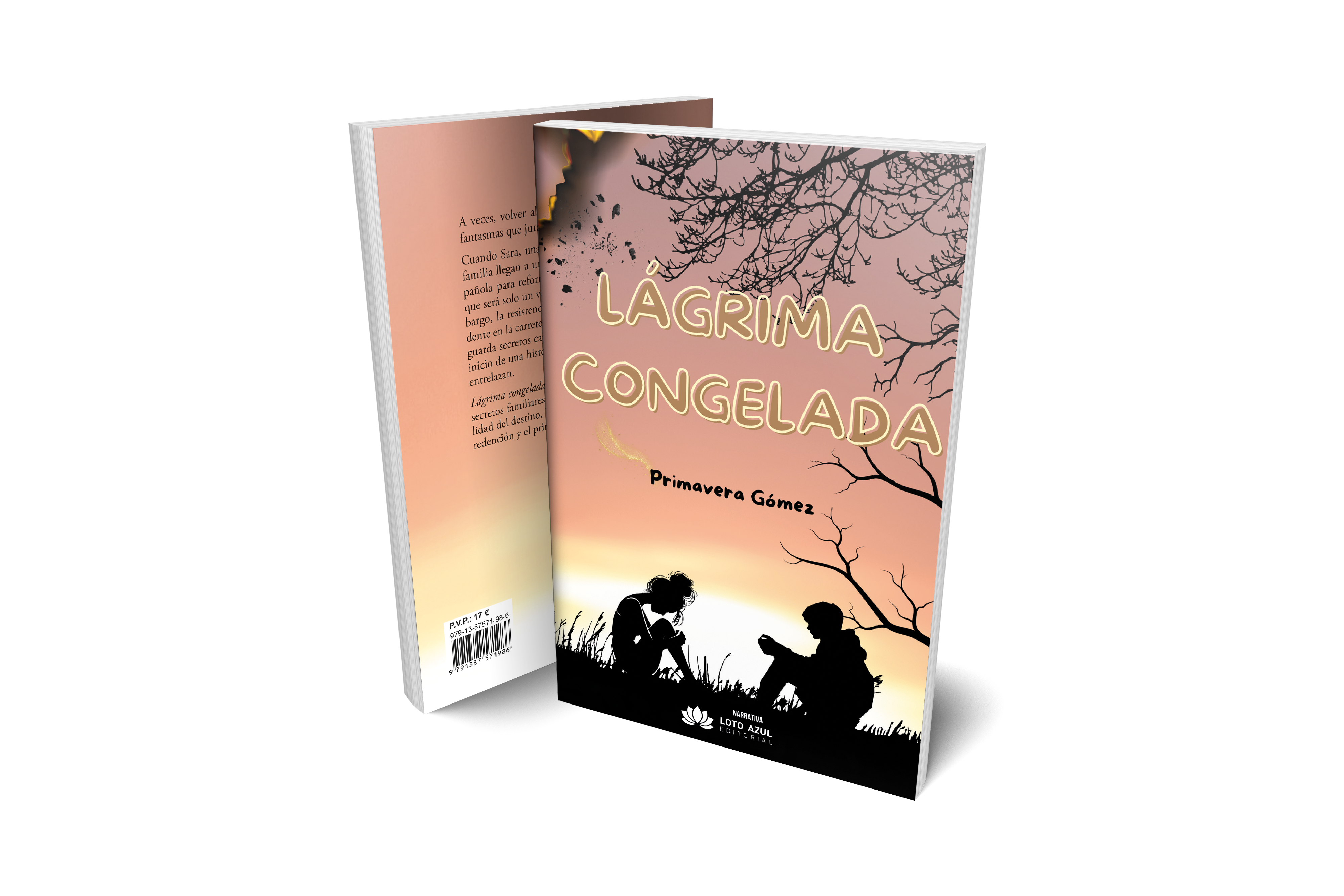 Mockup de Lágrima Congelada